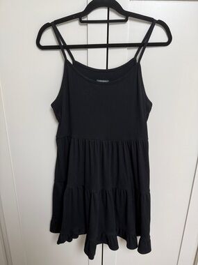 wild fable Black Tiered Mini Sundress